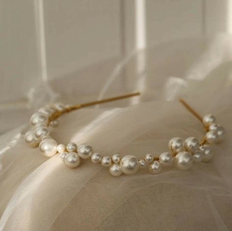 Pearl Headband Wedding, Headpiece Accessories, Pearl Bridal Headband, Wedding Hairband, Bridal Hair Headpiece, Pearl Tiara, Headband Jewelry, Hair Accessories Pearl, Bridal Hair Jewelry