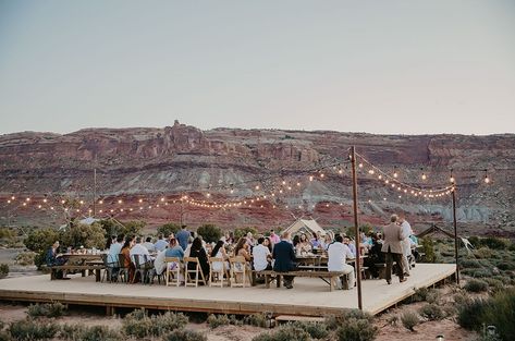 Under Canvas Moab Wedding Moab Wedding, Best Destination Wedding Locations, Bride Planning, String Lights Wedding, Wedding Dress Boutiques, Destination Wedding Locations, Unique Wedding Venues, Desert Wedding, Wedding Rentals