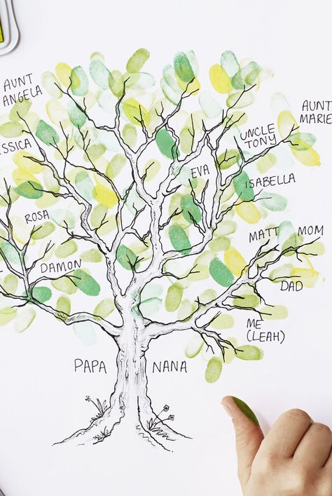 Diy Family Tree Project, Family Tree Activity, Family Tree Ideas, Tree Activities, Family Tree For Kids, Family Tree Craft, Trees For Kids, Diy Kid Activities, Family Tree Art