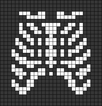 Small Alpha Patterns, Skeleton Body, Perler Designs, Grid Patterns, Skeleton Bones, Beads Ideas, Tapestry Crochet Patterns, Animal Bones, Pixel Pattern