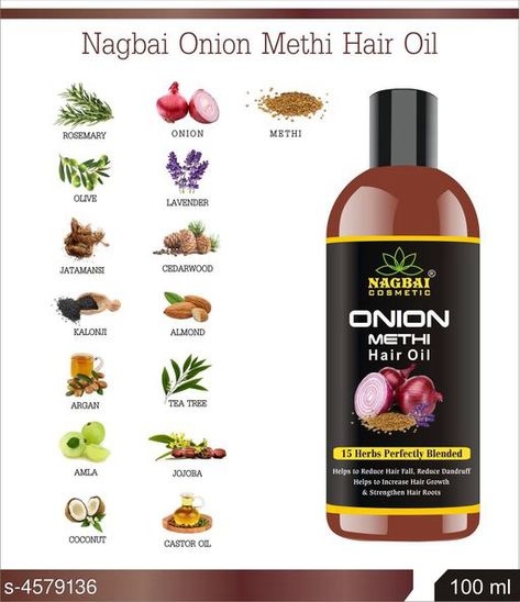 Checkout this latest Herbal Oil Product Name: *Nagbai Premium Choice Hair Care Oil ( Pack of 1 )* Product Name: Nagbai Premium Choice Hair Care Oil ( Pack of 1 ) Brand Name: Nagbai Multipack: 1 Flavour: Onion Country of Origin: India Easy Returns Available In Case Of Any Issue Catalog Rating: ★4.3 (676) Catalog Name: Nagbai Premium Choice Hair Care Oil Vol 5 CatalogID_663270 C166-SC2033 Code... Fenugreek Hair Oil, Herbal Hair Oil, Onion Oil, Strengthen Hair Roots, Anti Hair Fall, Hair Care Oil, Reduce Hair Fall, Argan Oil Hair, Boost Hair Growth