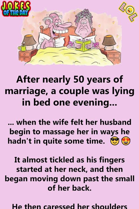 Funny Old Couples Humor, Happy Anniversary Funny Couple Hilarious, Couple Jokes Relationships, Couples Humor, Married Life Humor, Couple Humor, Bed Jokes, Jokes Of The Day, Couples Jokes