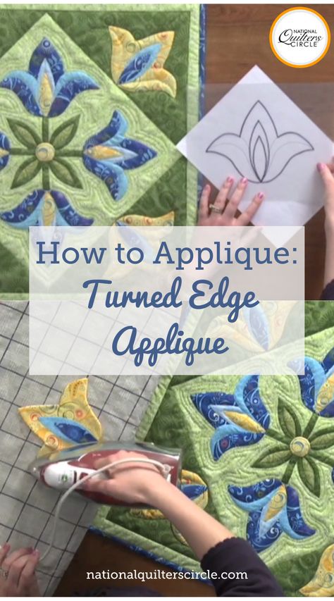 Turned Edge Applique Tutorial, How To Machine Applique For Beginners, Turned Edge Applique, Quilt Applique Tutorial, Needle Turn Applique Tutorial, Hand Applique Patterns Free Printable, Appliqué Quilt Patterns, Applique Stitches Hand, Applique Work Ideas