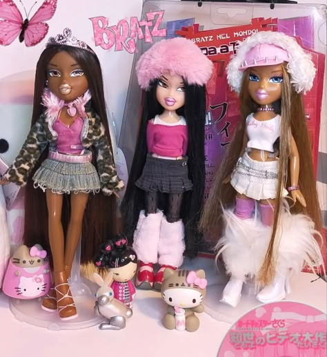 Bratz Doll Birthday Outfit, Pink Brats Outfit, Bratz Inspired Outfits Plus Size, Bratz Doll Outfits Pink, Diy Bratz Clothes, Bratz Pink Outfit, Bratzcore Outfits, Brats Doll Outfits, Brats Outfits