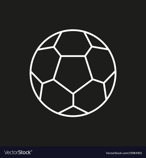 Soccer Ball Black Background, Black Soccer Ball, Soccer Icon, Boca Junior, Ball Illustration, Ball Vector, Instagram Black Theme, Ball Logo, Ig Highlight