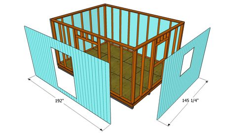 12x16 Shed, Building A Wood Shed, Deck Building Plans, Shed Plans 12x16, Lean To Shed Plans, Wood Shed Plans, Build Your Own Shed, Shed Construction, Run In Shed