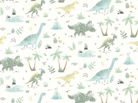 Wallpaper Texture Seamless, Dino Pattern, Baby Pyjamas, Dinosaur Sketch, Dino Park, Dinosaur Alphabet, Dino Print, Dinosaur Wallpaper, Dinosaur Pattern