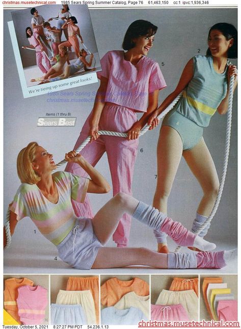 80s Summer Fashion, Early 90s Fashion, My Pinterest Boards, 80s Inspired Outfits, 1980 Fashion, 80s Workout, 1980’s Fashion, Sears Catalog, Fashion 80s