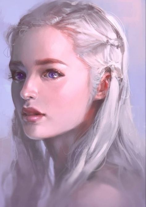 Daenerys Targaryen Book, Beautiful Lies, Daenerys Targaryen Art, Targaryen Art, Asoiaf Art, Targaryen Aesthetic, Fantasy Drawings, Game Of Thrones Art, Digital Portrait Art