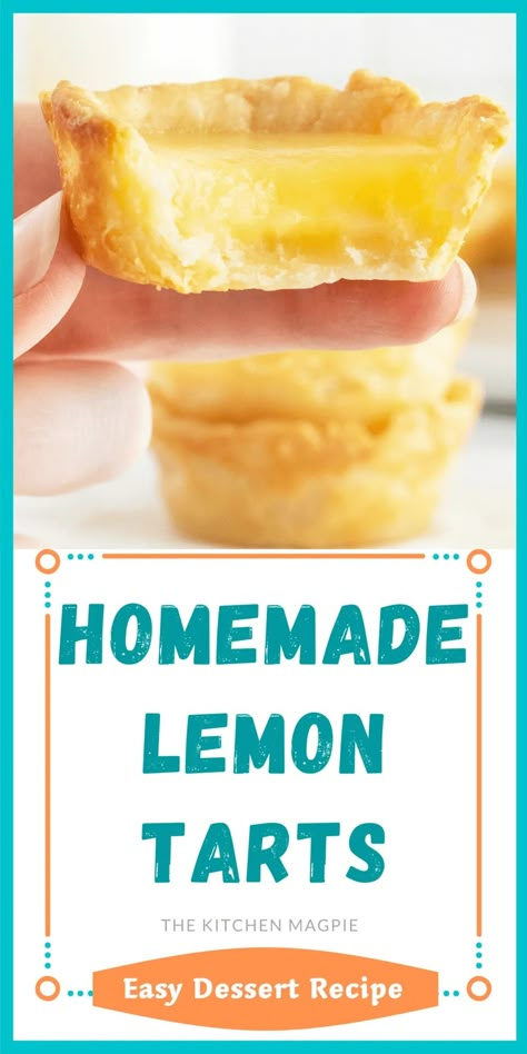 This smooth and tangy lemon-filled tart is sure to be a hit for any special occasion. Lemon Tartlets Recipe, Tart Shells Recipe, Top Dessert Recipes, Mini Lemon Tarts, Lemon Tartlets, Lemon Tart Recipe, Lemon Tarts, Tartlets Recipe, Lemon Pie Filling