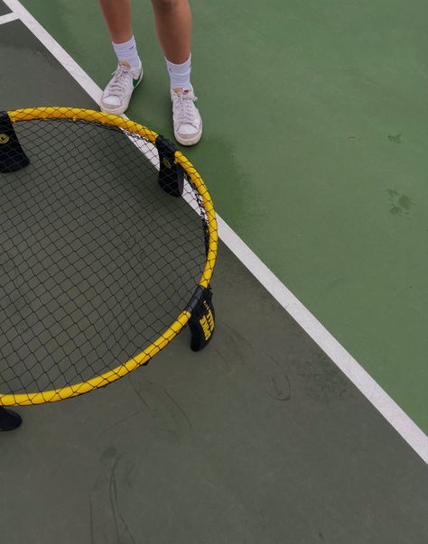 Spikeball Aesthetic, Pickle Ball Astethic, Tennis Camp Aesthetic, Jamie Aesthetic, Pickleball Court Aesthetic, Pickleball On Tennis Court, Spike Ball, Photo Sport, Winter Dream