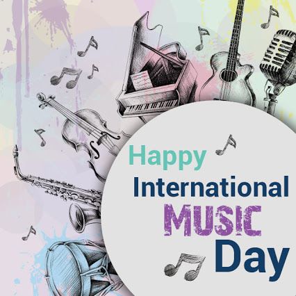 "Music is not what I do, it's who I am!" Happy International Music Day! October 1st! Happy Music Day, International Music Day, Stallone Movies, Black Dog Day, Music Banner, National Boyfriend Day, Boyfriend Day, Oct 1st, World Music Day