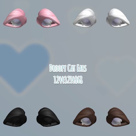 roblox accessories Roblox Accessories, Roblox Ids, Code Roblox, Wolf Ears, Accessories Ear, Fox Ears, Cat Tail, Ear Hair, Roblox Pictures