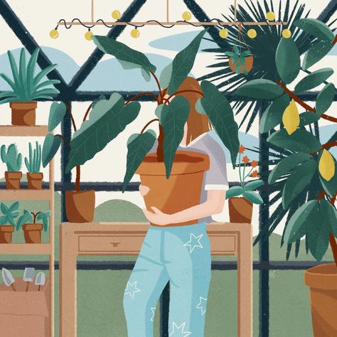 Never missing a chance to draw some plants 🌱🪴 . . . #flatillustration #romanianillustrator #digitalillustration #procreate #procreateillustrations #romanianart #plantlover #plantlife #ilustratie #illustrationartist #illustratorsoninstagram #illustrationnow #planthouse #planthouseclub #characterillustration #gardening #doodleadayapril Plant Lover Illustration, Lover Illustration, Illustrators On Instagram, People Illustration, Flat Illustration, Illustration Artists, Green Plants, Plant Life, Hanging Plants