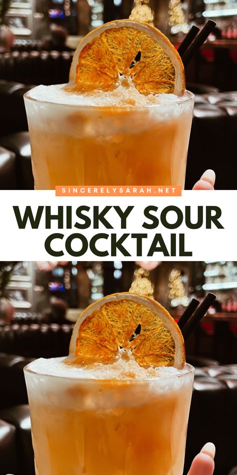 🥃 Raise your glass to a classic favorite! The Whisky Sour Cocktail is a must-try for any cocktail enthusiast. This article explores the origins of the drink, the best whiskies to use, and tips for achieving that perfect balance of sour and sweet. Whether you're hosting a party or enjoying a quiet evening at home, the Whisky Sour Cocktail is the perfect choice. Dive in and master the art of this iconic cocktail. Easy Whiskey Sour, Whisky Sour Recipe Easy, Cinnamon Whiskey Sour, Whiskey Sour Mix, Whisky Sour Recipe, Fall Cocktails Easy, Whisky Sour Cocktail, Mint Chocolate Chip Cupcakes, Hot Chocolate Cocktail