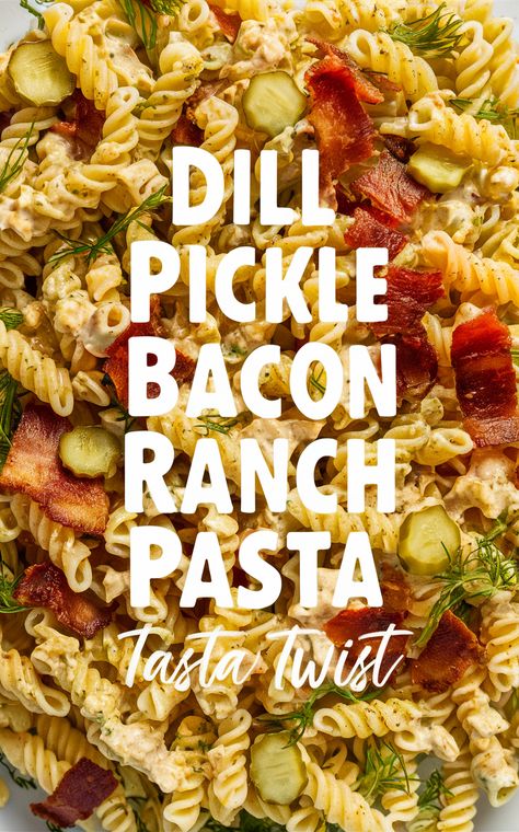 RECIPE , easy recipe , Fall ,
Decor Neutral Fall ,food Fall ,recipe Inspiration ,Fall recipe Pickle Bacon Ranch Pasta Salad, Dill Pickle Bacon Ranch Pasta, Dill Pickle Pasta Salad With Bacon, Dill Pickle Bacon Ranch Pasta Salad, Creamy Dill Salad, Pasta Salad Dill, Pasta Salad Bacon, Creamy Bacon Pasta, Cool Whip Candy