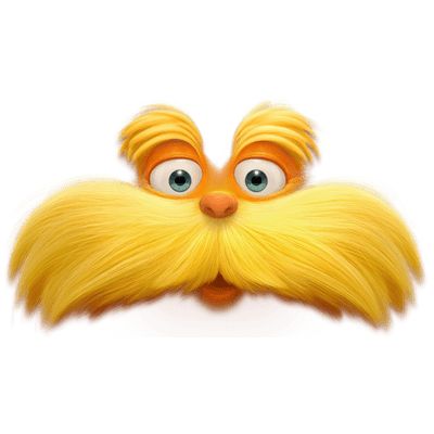 Lorax Mustache Template, Lorax Mustache, Dr. Seuss Costumes, Mustache Template, Lorax Costume, Lorax Birthday, Lorax Party, Cinderella Art, Dr Seuss Activities