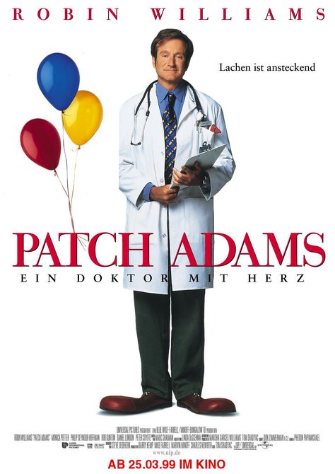 Patch Adams Adams Movie, Tam Film, Patch Adams, Ryan Hurst, Full Mon, Jane Foster, Movies Worth Watching, Movies 2019, Robin Williams