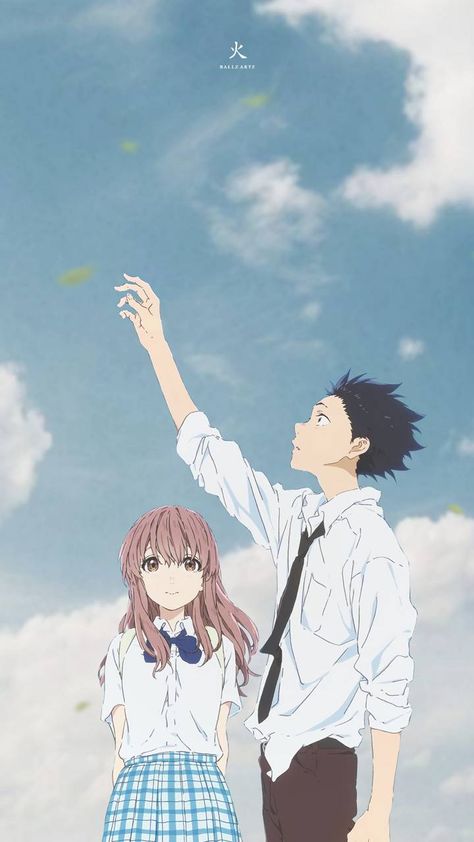 A Silent Voice Couple, A Silent Voice Wallpaper, A Silence Voice, A Silent Voice Manga, A Silent Voice Anime, Japon Illustration, Anime Wallpaper Phone, A Silent Voice, Couple Wallpaper