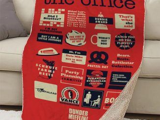 The Office Mash-Up Sherpa Blanket The Office References, Date Mike, The Office Show, Office Fan, Office Memes, Office Quotes, Office Birthday, Best Boss, Dunder Mifflin