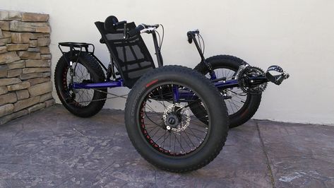 Utah Trikes - SunSeeker Fat Tad CXS Full Suspension Tadpole Recumbent Trike Recumbent Bicycle, Bicycle Design, Utah, Bicycle, Bike, Candy, Purple, Design