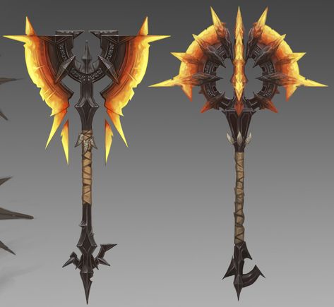 Greataxe Concept Art, Goliath Barbarian, Savage Worlds, Fire Damage, Magic Items, Armor Concept, Miniature Painting, Axes, Cool Items