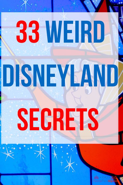 33 Weird (but true) Best Kept Secrets of Disneyland You MUST Know! - ThemeParkHipster Disney Secrets Disneyland, Best Time To Go To Disneyland, Disneyland Fun Facts, Disneyland Hacks 2023, Disneyland Tips And Tricks 2023, Disneyland Must Do, Disneyland Plan, Secrets Of Disneyland, Disneyland Planner