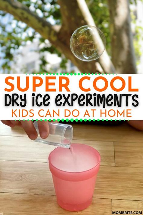 Fun Things To Do With Dry Ice, How To Use Dry Ice, Dry Ice Experiments Kids, Ice Experiments For Kids, Ice Science Experiments, Ice Experiments, Dry Ice Experiments, Weather Experiments, Sensory Play Toddlers