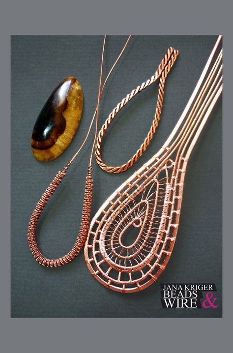 This Wire Artist Shares How She Layers Complex Wire Designs Together - The Beading Gem's Journal Wire Jewelery, Wire Wrap Jewelry Designs, Wire Jewelry Making, Rings Ideas, Wire Wrapped Jewelry Tutorials, Wire Jewelry Tutorial, Wire Jewelry Designs, Wire Wrapping Stones, Diy Wire Jewelry