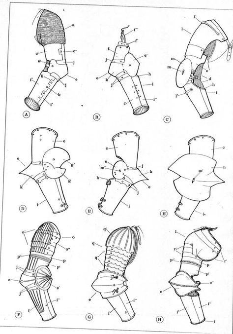 Armor Tutorial, Armor Drawing, Costume Armour, Armor Clothing, Historical Armor, Knight Art, Knight Armor, 캐릭터 드로잉, Arm Armor