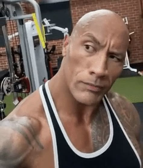 The Rock Funny Face, The Rock Memes Funny, Meme The Rock, The Rock Dwayne Johnson Workout, Dwayne Johnson Workout, Rock Meme, Pop Culture Tattoos, Rock Dwayne Johnson, Dwayne The Rock Johnson