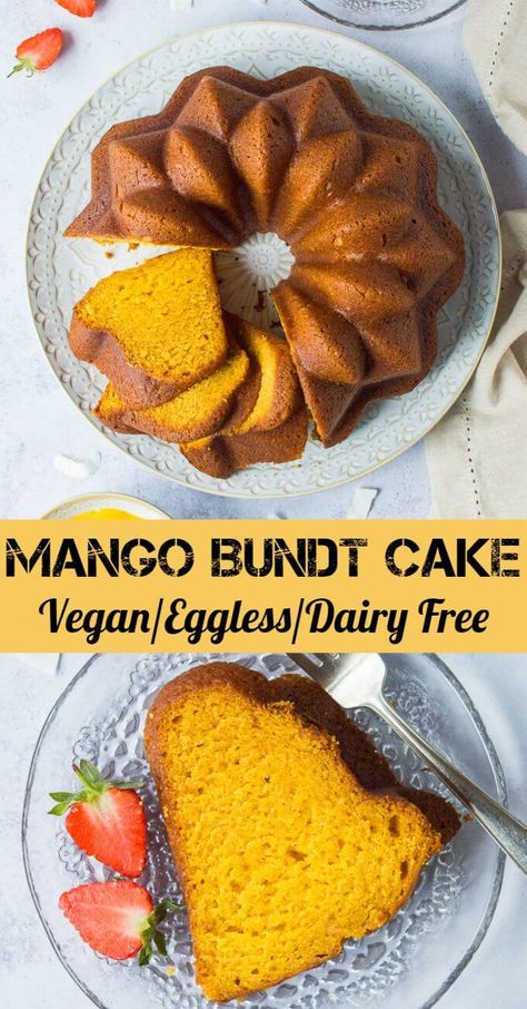 Vegan Mango Cake Recipe, Gluten Free Mango Cake, Mango Recipes Vegan, Vegan Mango Cake, Mango Cake, Vegan Cakes, Vegan Cake Recipes, Cake Vegan, Desserts Vegan