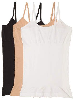 3pk Shaping Camisole Summer Fashion Outfits, Vintage Style Outfits, Outfits Summer, Shapewear, Capsule Wardrobe, Shoulder Straps, Summer Outfits, Spandex, Wardrobe