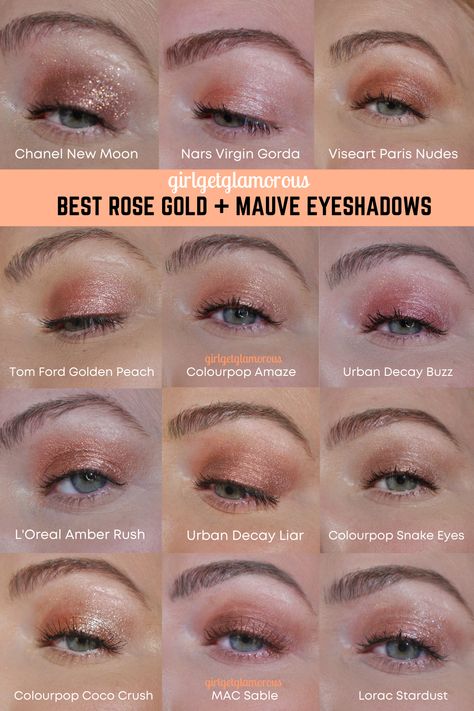 Rosy Eyeshadow Looks, Rose Eyeshadow Looks, Dusty Rose Eyeshadow, Natural Mauve Eye Makeup, Mauve Eye Makeup Wedding, Simple Mauve Eye Makeup, Mauve Pink Eyeshadow Looks, Rosy Eyeshadow, Charlotte Tilbury Rose Gold Eyeshadow