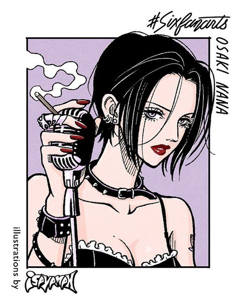 #矢沢あい hashtag on Instagram • Photos and Videos Nana Anime, Nana Manga, Nana Osaki, Funny Paintings, Dessin Adorable, Anime Wall Art, Manga Covers, Drawing Artwork, Pics Art