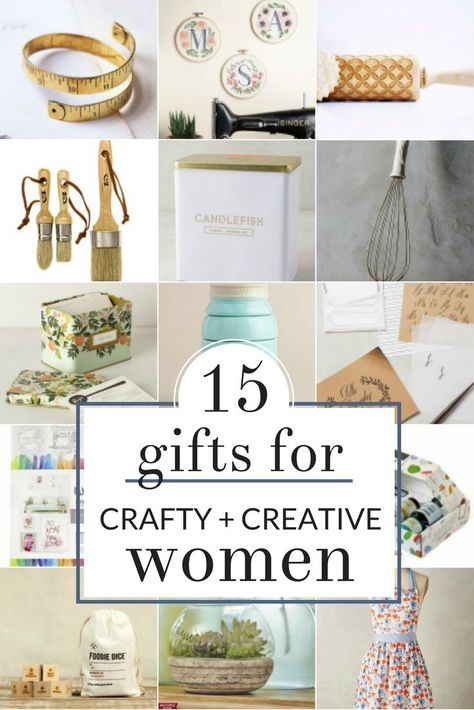 Mother's Day Gift Guide for Crafty Moms -  If your mom is a Crafty Mom. look no further.  These are my favorite gifts for women.  I've selected some perfect gift ideas for the crafty ladies - whether she's a Pinterest addict. crafter. baker. sewer. gardener. or anything else. I've got you covered! Gifts For Young Women, Crafty Mom, Diy Gifts For Mom, Retirement Gifts For Women, Friends Christmas, Mothers Day Crafts For Kids, Diy Mothers Day Gifts, Mom Diy, Mother Birthday