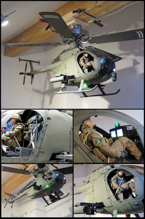 Helicopter Ceiling Fan, Man Cave Furniture, Airplane Decor, Car Part Furniture, Military Action Figures, Man Cave Home Bar, Salzburg Austria, Deco Originale, Military Helicopter