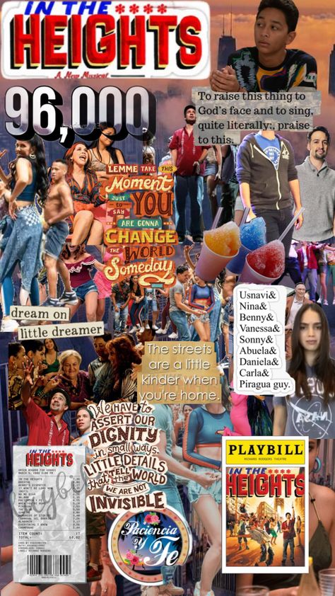 In The Heights Wallpaper, In The Heights Aesthetic, In The Heights Movie, Anthony Ramos, The Heights, Lin Manuel, Dream Room, In The Heights, Musical