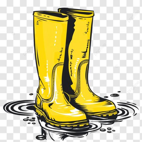 rain boots in puddle clipart rain boots puddle clipart rubber boots png Inktober 2024 Boots, Rain Boot Drawing, Rain Boots Drawing, Boots Inktober, 500 Drawing Prompts, Boots Png, Inktober 2024, Create This Book, Drawing Prompts