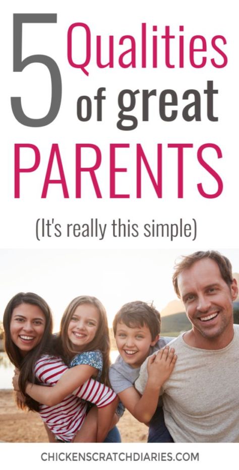 Want to know how to be a good mom or dad? Don't over-complicate things! Tips for families on the 5 things to focus on for awesome parenting outcomes. #Parenting #Families #Motherhood #Tips Good Parents, Pumping Moms, Parent Child Relationship, Baby Sleep Problems, Mentally Strong, Maria Montessori, Parent Resources, Pregnant Mom, Gentle Parenting