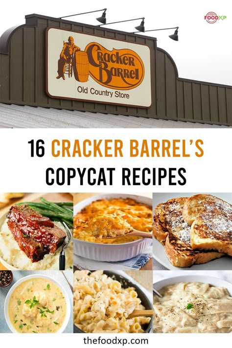 16 Cracker Barrel’s Copycat Recipes Maple Bacon Grilled Chicken Cracker Barrel, Restaurant Bread Recipes, Copycat Restaurant Food, Cracker Barrel Sides, Cracker Barrel Croutons Recipe, Copycat Restaurant Appetizer Recipes, Cracker Barrell Broccoli Chicken, Restaurant Copycat Dinner Recipes, Copycat Cracker Barrel Potatoes