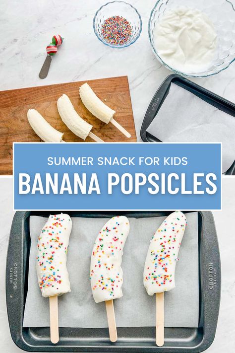 My 4 year old was able to make this snack from beginning to end. It was so simple and took 3 ingredients we already had in our house. I love that this snack is healthy too- it is a great go to treat on hot summer days! Summer Treats To Make With Kids, Fun Summer Treats For Kids, Fun Preschool Snacks, Maple Whipped Cream Recipe, Lemon Popsicles, Easy Summer Snacks, Strawberry Hand Pies, Montessori Work, Vegetable Crafts