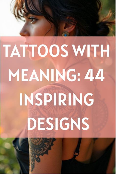 Tattoos with Meaning: 44 Inspiring Designs Tattoos With Symbolism, Cool Tattoo Symbols, Meaningful Unique Tattoos For Women, Tattoos About Intuition, Spiritual Meaning Tattoos, Isaiah 61:3 Tattoo, Tattoos Meaning Peace, Manifest Tattoo Symbol, Woman Rising Tattoo