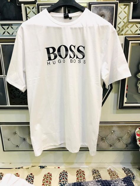 Hugo Boss Tshirt, Hogo Boss, Hugo Boss T Shirt, Male Wardrobe, Boss Tshirt, Hugo Boss Man, Dog Paintings, Sweater Jacket, Mens Clothing Styles