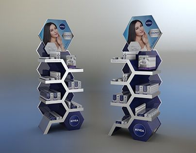 Product Display Wall, Rak Display, Cosmetics Display Stand, Event Booth Design, Architecture Industrial, Pos Design, 3d Display, Retail Design Display, Advertising Product