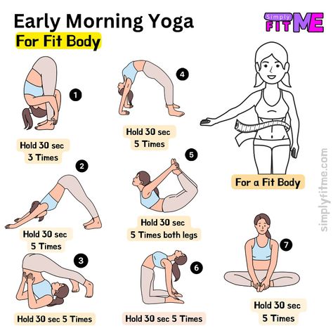 Early Morning Yoga, Simple Yoga, Workout Beginner, Easy Yoga Poses, Bodyweight Workout Beginner, Easy Yoga, Yoga Pose, Morning Yoga, Fit Body