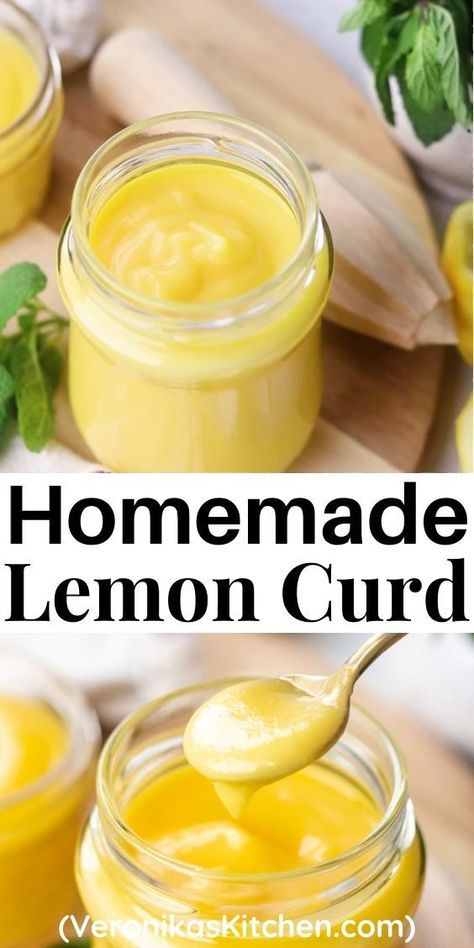 Make this smooth and creamy homemade tart Lemon Curd from scratch! This incredibly easy recipe requires only 5 simple ingredients and comes together in 10 minutes. It will be complimentary for many desserts, like cakes, scones, tarts, and many more! #lemon #curd #dessert Donat Glaze, Lemon Curd Dessert, Tart Lemon Curd, Lemon Curd Tart, Easy Lemon Curd, Lemon Curd Recipe, Lemon Dessert Recipes, Curd Recipe, Dessert Toppings