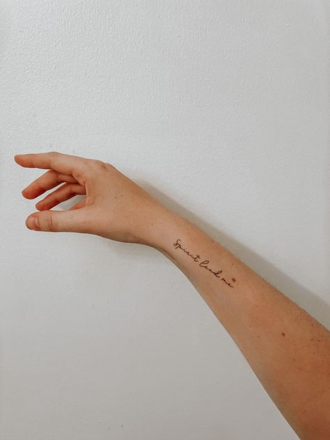 Be Still Fine Line Tattoo, Christian Worship Tattoos, Minimalist Tattoo Faith, Simple Christian Word Tattoos, God Fine Line Tattoo, Simple Scripture Tattoos, Christian Word Tattoo Ideas, Christian Scripture Tattoos, Christian Sticker Tattoo