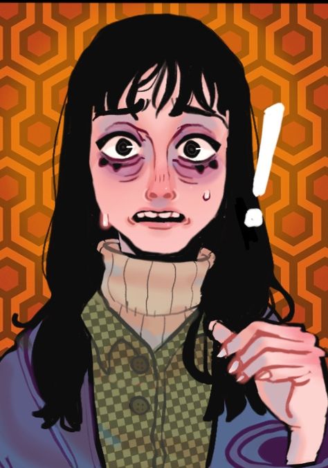 Wendy Torrance Art, 70s Comic Art Style, Insane Reference, The Shining Fanart, Wendy The Shining, Wendy Fanart, Wendy Torrance, Arte Sketchbook, The Shining