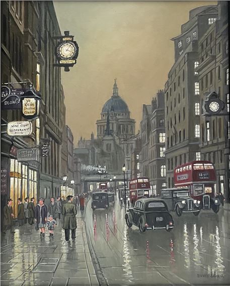 This Is My World, Lombard Street, Fleet Street, City Of London, Propaganda Posters, British Art, Paintings Art Prints, London City, Paintings & Prints